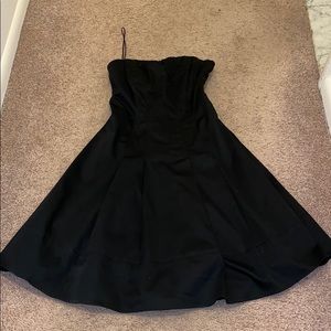 NWT Express strapless black dress